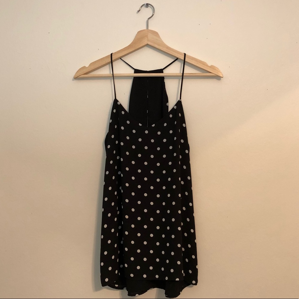 Express Poka-Dot Tank Top || Sm